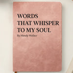 Custom Leather Writing Journal - Personalized Bookish Gifts For Book Lovers, Bookworms, Readers - Moments Turned Into Words