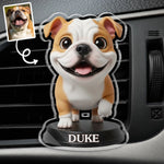 Custom Photo Acrylic Car Vent Clip - Personalized Birthday Gifts For Dog Cat Lovers, Dog Dad And Mom, Cat Owners - The Best Travel Buddy