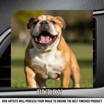 Custom Photo Acrylic Car Vent Clip - Personalized Birthday Gifts For Dog Cat Lovers, Dog Dad And Mom, Cat Owners - The Best Travel Buddy