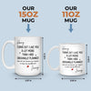 Custom Mug - Personalized Anniversary Wedding Gifts For Husband And Wife, Him And Her - We Grow Better Together
