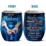 Custom Tumbler - Personalized Anniversary Wedding Gifts For Husband And Wife, Him And Her - Infinite Love, Infinite Us