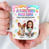 Custom 3D Inflated Effect Printed Mug - Personalized Birthday Gifts For Dog Lovers, Dog Dad And Mom - Best Kind Of Companion