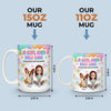 Custom 3D Inflated Effect Printed Mug - Personalized Birthday Gifts For Dog Lovers, Dog Dad And Mom - Best Kind Of Companion