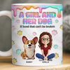 Custom 3D Inflated Effect Printed Mug - Personalized Birthday Gifts For Dog Lovers, Dog Dad And Mom - Best Kind Of Companion