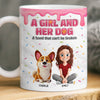 Custom 3D Inflated Effect Printed Mug - Personalized Birthday Gifts For Dog Lovers, Dog Dad And Mom - Her World, Her Dog