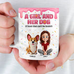 Custom 3D Inflated Effect Printed Mug - Personalized Birthday Gifts For Dog Lovers, Dog Dad And Mom - Her World, Her Dog