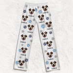 Custom Photo Pajama Pants - Personalized Birthday Gifts For Dog Cat Lovers, Dog Dad And Mom, Cat Owners - Sleep Happy, Wake Furry