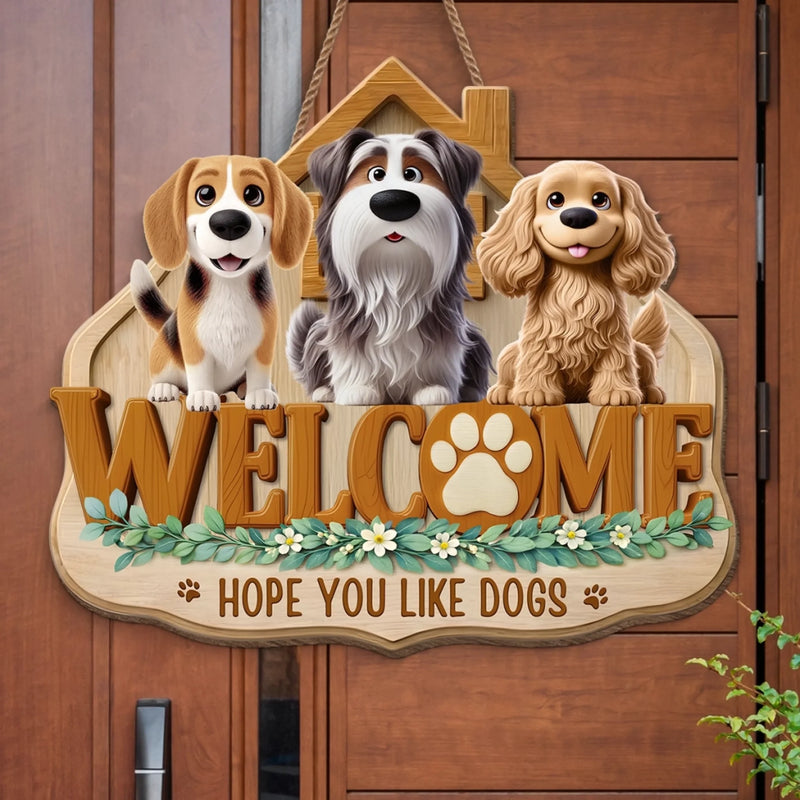 Custom Wood Sign - Personalized Birthday Gifts For Dog Cat Lovers, Dog Dad And Mom, Cat Owners - Paws Make It Home