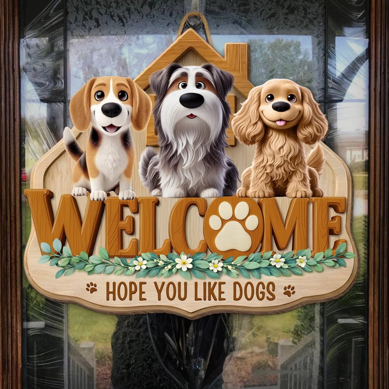 Custom Wood Sign - Personalized Birthday Gifts For Dog Cat Lovers, Dog Dad And Mom, Cat Owners - Paws Make It Home