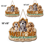 Custom Wood Sign - Personalized Birthday Gifts For Dog Cat Lovers, Dog Dad And Mom, Cat Owners - Paws Make It Home