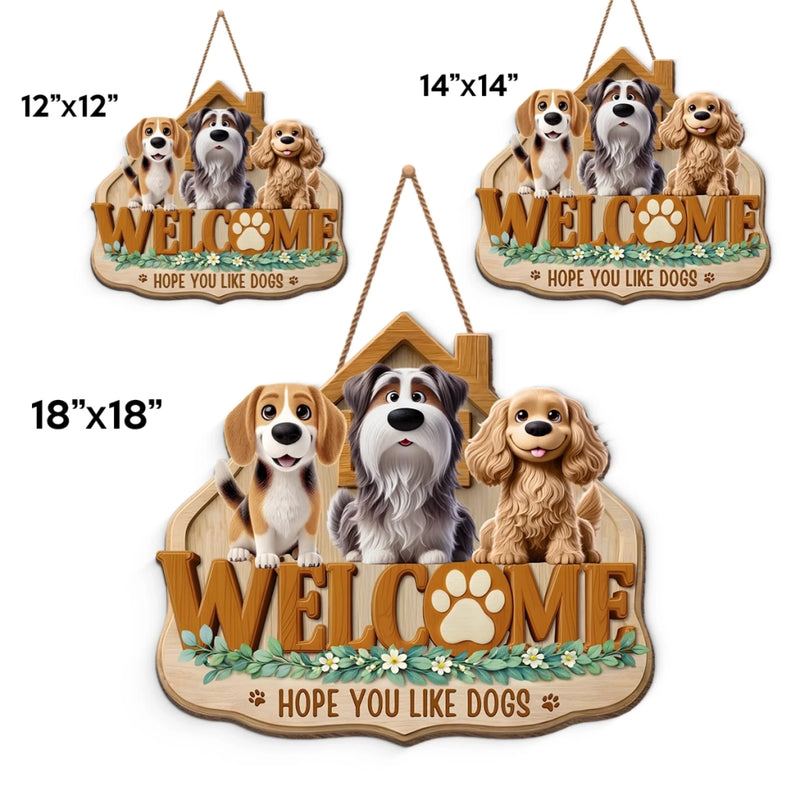 Custom Wood Sign - Personalized Birthday Gifts For Dog Cat Lovers, Dog Dad And Mom, Cat Owners - Paws Make It Home