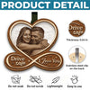 Custom Photo Car Visor Clip - Personalized Anniversary Wedding Gifts For Husband And Wife, Him And Her - Our Bond Feels Natural