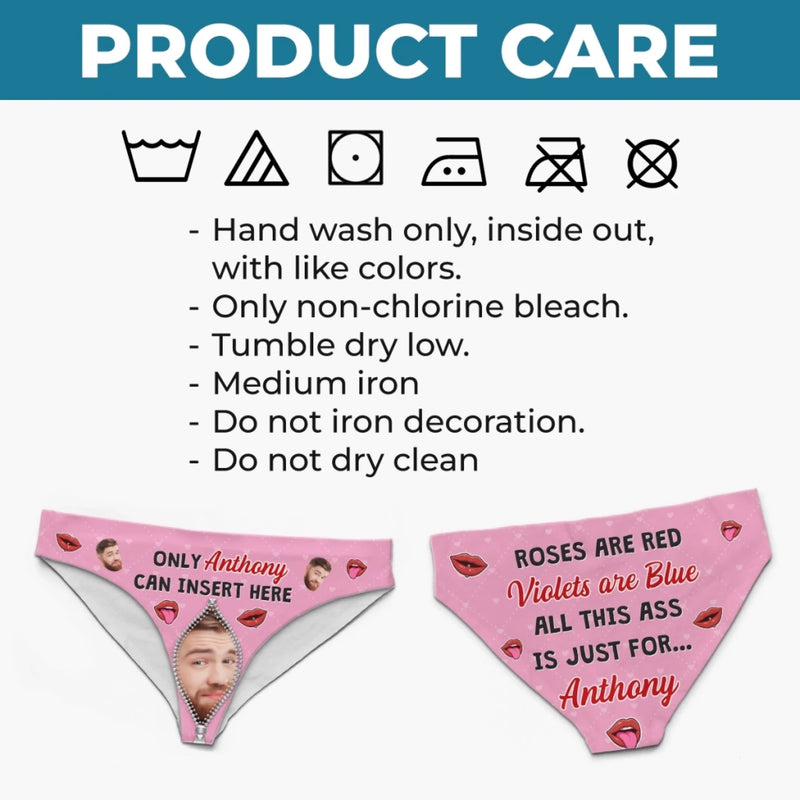 Custom Photo Women Briefs - Personalized Anniversary Wedding Gifts For Husband And Wife, Him And Her - Just For You