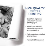Custom Photo Vertical Poster - Personalized Mother's Day Gifts For Mom, Grandma - A Mother’s Love Never Fades