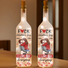 Custom Bottle Lamp - Personalized Anniversary Valentine Wedding Gifts For Husband And Wife, Him And Her - Love Feels Calm With You