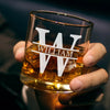 Custom Whiskey Glass With Bottom And Side Engraving - Personalized Anniversary Wedding Gifts For Husband And Wife, Him And Her - Love Aged To Perfection