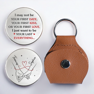 Custom Pocket Hug - Personalized Anniversary Wedding Gifts For Husband And Wife, Him And Her - Let Me Hold Your Hand