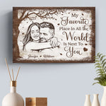 Custom Photo Horizontal Canvas - Personalized Anniversary Wedding Gifts For Husband And Wife, Him And Her - Choosing Love Every Morning