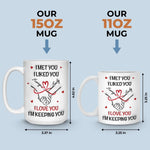 Custom 3D Inflated Effect Printed Mug - Personalized Anniversary Wedding Gifts For Husband And Wife, Him And Her - You Are My Constant Joy