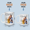Custom Photo Mug - Personalized Anniversary Wedding Gifts For Husband And Wife, Him And Her - Love That Feels Natural