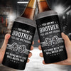 Custom 4 In 1 Can Cooler Tumbler - Personalized Birthday Gifts For Brother - Bound By Blood, Backed By Trust