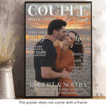 Custom Photo Vertical Poster - Personalized Anniversary Wedding Gifts For Couple - Love Finds Us Every Day