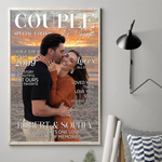 Custom Photo Vertical Poster - Personalized Anniversary Wedding Gifts For Couple - Love Finds Us Every Day