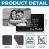 Custom Photo Metal Wallet Card - Personalized Anniversary Wedding Gifts For Husband And Wife, Him And Her - You Make Everything Softer