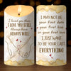 Custom LED Candle - Personalized Anniversary Wedding Gifts For Husband And Wife, Him And Her - You Make My Days Brighter