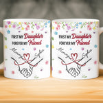 Custom 3D Inflated Effect Printed Mug - Personalized Birthday Gifts For Mom, Daughter - Home Is Wherever You Are