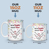 Custom 3D Inflated Effect Printed Mug - Personalized Birthday Gifts For Mom, Daughter - Home Is Wherever You Are