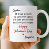 Custom Mug - Personalized Anniversary Wedding Gifts For Husband And Wife, Him And Her - Side By Side Feels Natural