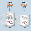 Custom Mug - Personalized Anniversary Wedding Gifts For Husband And Wife, Him And Her - Side By Side Feels Natural