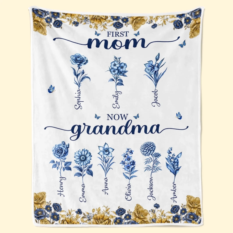 Custom Blanket - Personalized Mother's Day Gifts For Mom, Grandma - Love Unfolds