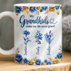 Custom Mug - Personalized Mother's Day Gifts For Mom, Grandma - A Lifetime Of Blooming Love