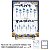 Custom 2-Layered Wooden Plaque - Personalized Mother's Day Gifts For Mom, Grandma - Timeless Love Blooms