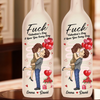 Custom Bottle Lamp - Personalized Anniversary Wedding Gifts For Husband And Wife, Him And Her - Years Passed Love Grows