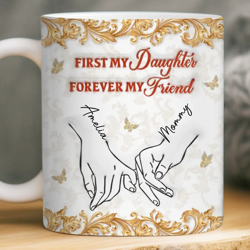 Custom 3D Inflated Effect Printed Mug - Personalized Birthday Gifts For Mom, Daughter - Simply The Best Mom