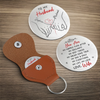 Custom Pocket Hug - Personalized Anniversary Wedding Gifts For Husband And Wife, Him And Her - Hearts Aligned Moving Forward
