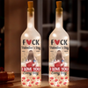 Forget Valentine's Day, I Love You Every Day - Couple Personalized Custom Bottle Lamp - Valentine Gift For Husband Wife, Anniversary