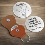 Custom Pocket Hug - Personalized Anniversary Wedding Gifts For Husband And Wife, Him And Her - We Build Joy Daily