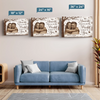 Custom Photo Horizontal Poster, Canvas - Personalized Anniversary Wedding Gifts For Husband And Wife, Him And Her - My World Feels Complete