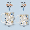 Custom 3D Inflated Effect Printed Mug - Personalized Mother's Day Gifts For Mom, Grandma - Hands Linked By Love