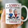Custom Mug - Personalized Anniversary Wedding Gifts For Husband And Wife, Him And Her - Our Bond Holds Strong