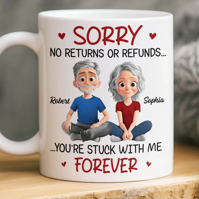 Custom Mug - Personalized Anniversary Wedding Gifts For Husband And Wife, Him And Her - Our Bond Holds Strong