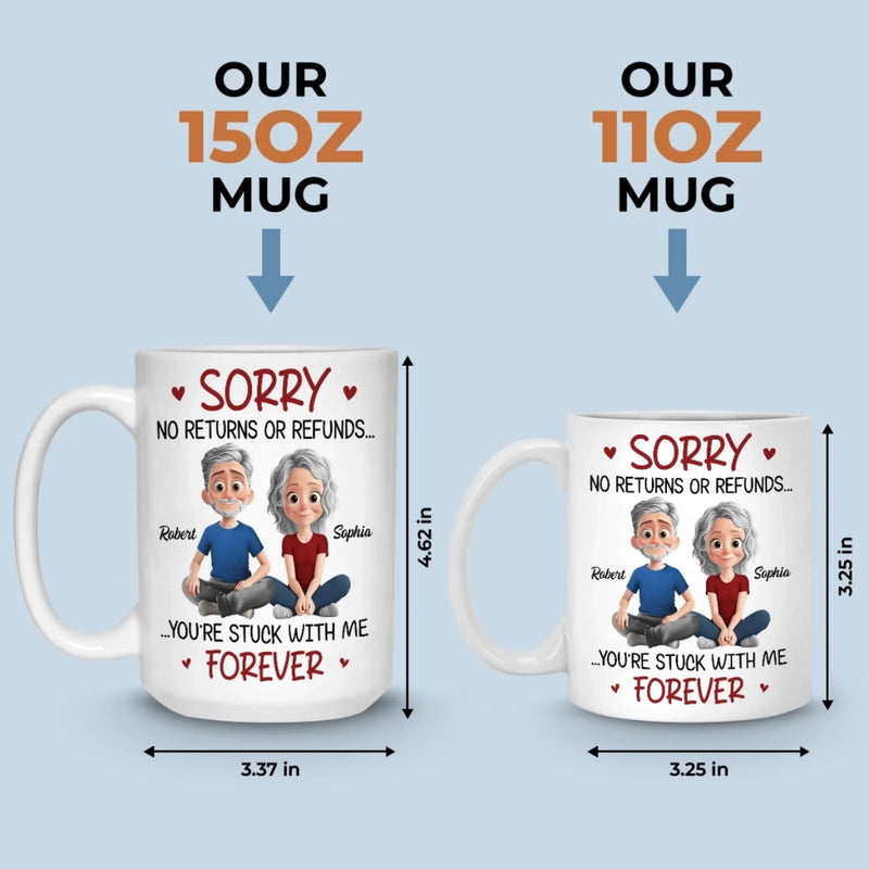 Custom Mug - Personalized Anniversary Wedding Gifts For Husband And Wife, Him And Her - Our Bond Holds Strong