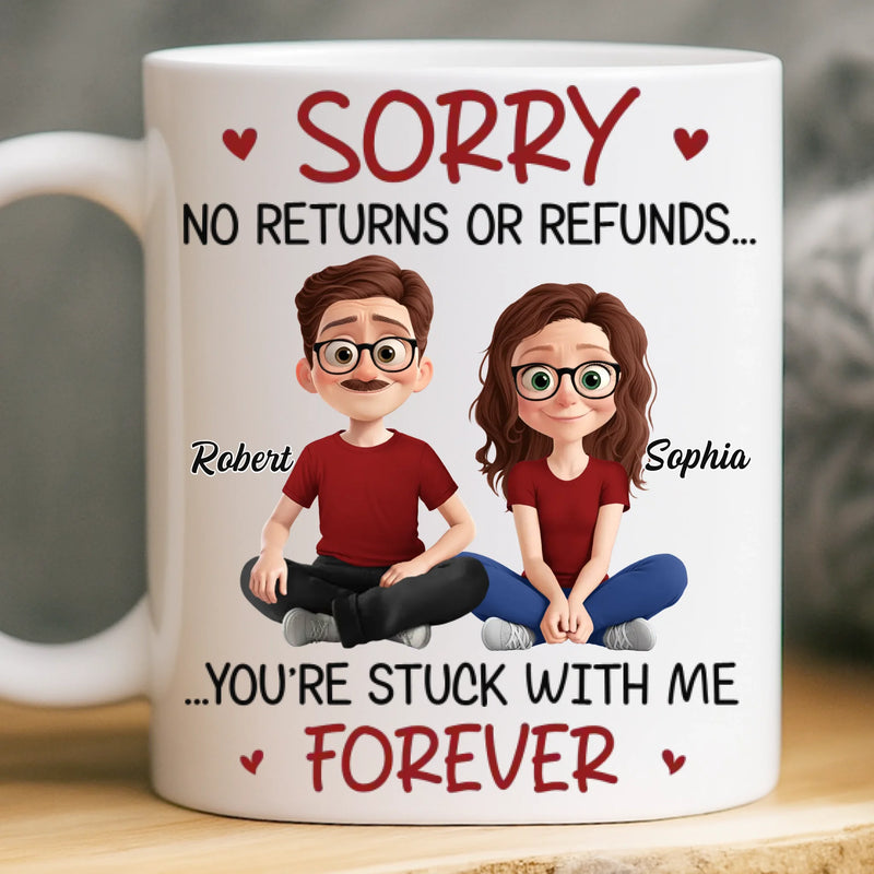 Custom Mug - Personalized Anniversary Wedding Gifts For Husband And Wife, Him And Her - Our Bond Holds Strong