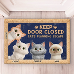 Custom Home Decor Decorative Mat - Personalized Birthday  Gifts For Cat Lovers, Cat Mom And Dad - Hope You Like Cats