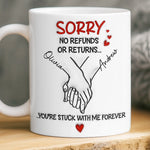 Custom 3D Inflated Effect Printed Mug - Personalized Anniversary Wedding Gifts For Husband And Wife, Him And Her - Side By Side Feels Natural