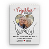 Custom Photo Vertical Rectangle Shaped Building Brick Blocks - Personalized Anniversary Wedding Gifts For Husband And Wife, Him And Her - You Are My Everyday Peace